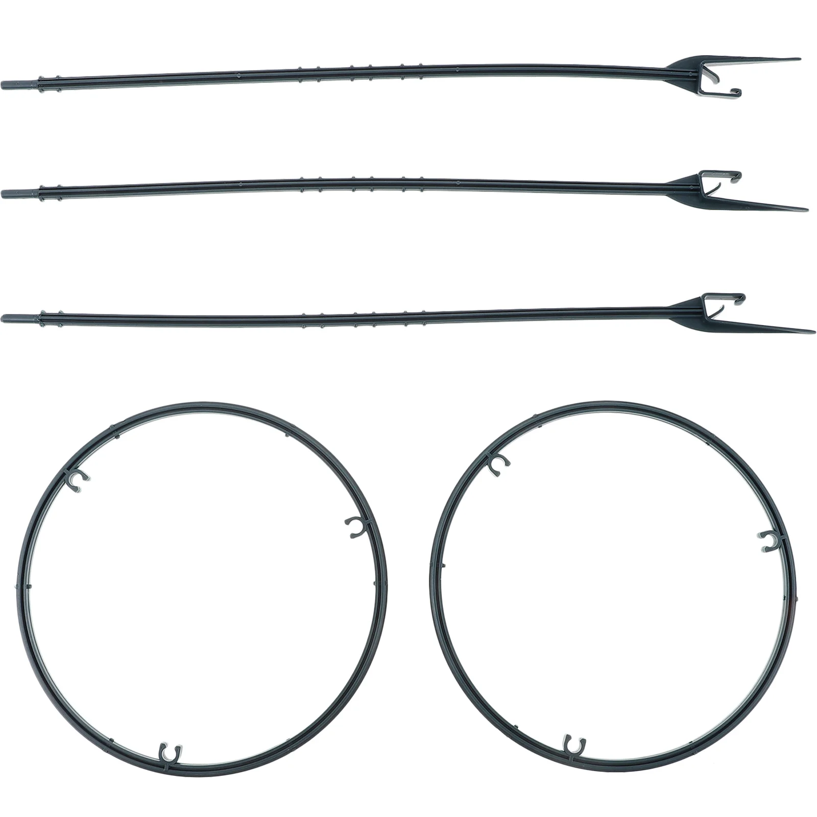 

1Set Plastic Plant Shelf Vertical Climbing Support Rack for Gardens Lawns Patios Courtyards Potted Plants Holder Easy Assembly