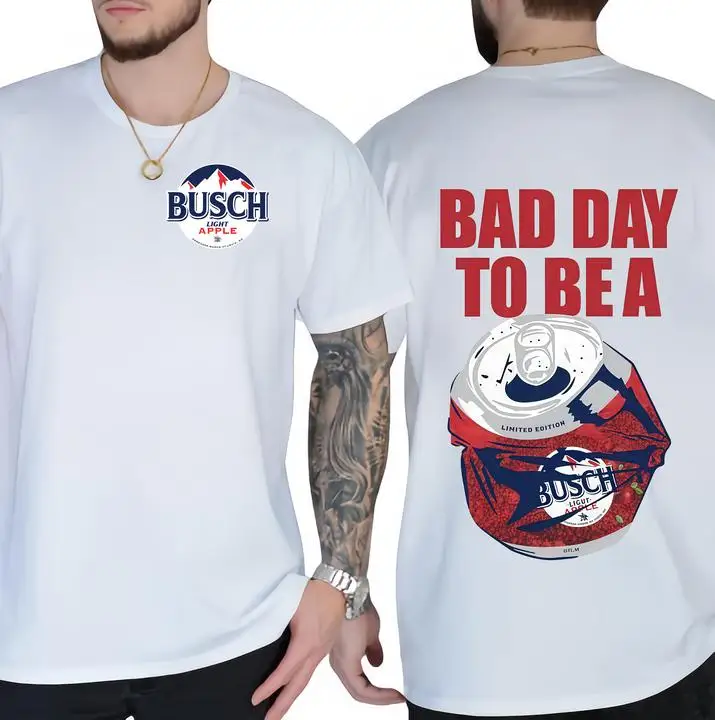 

Bad Day To Be A Busch Light Apple T-shirt, Busch Light Beer Tee, Unisex Menswear Casual