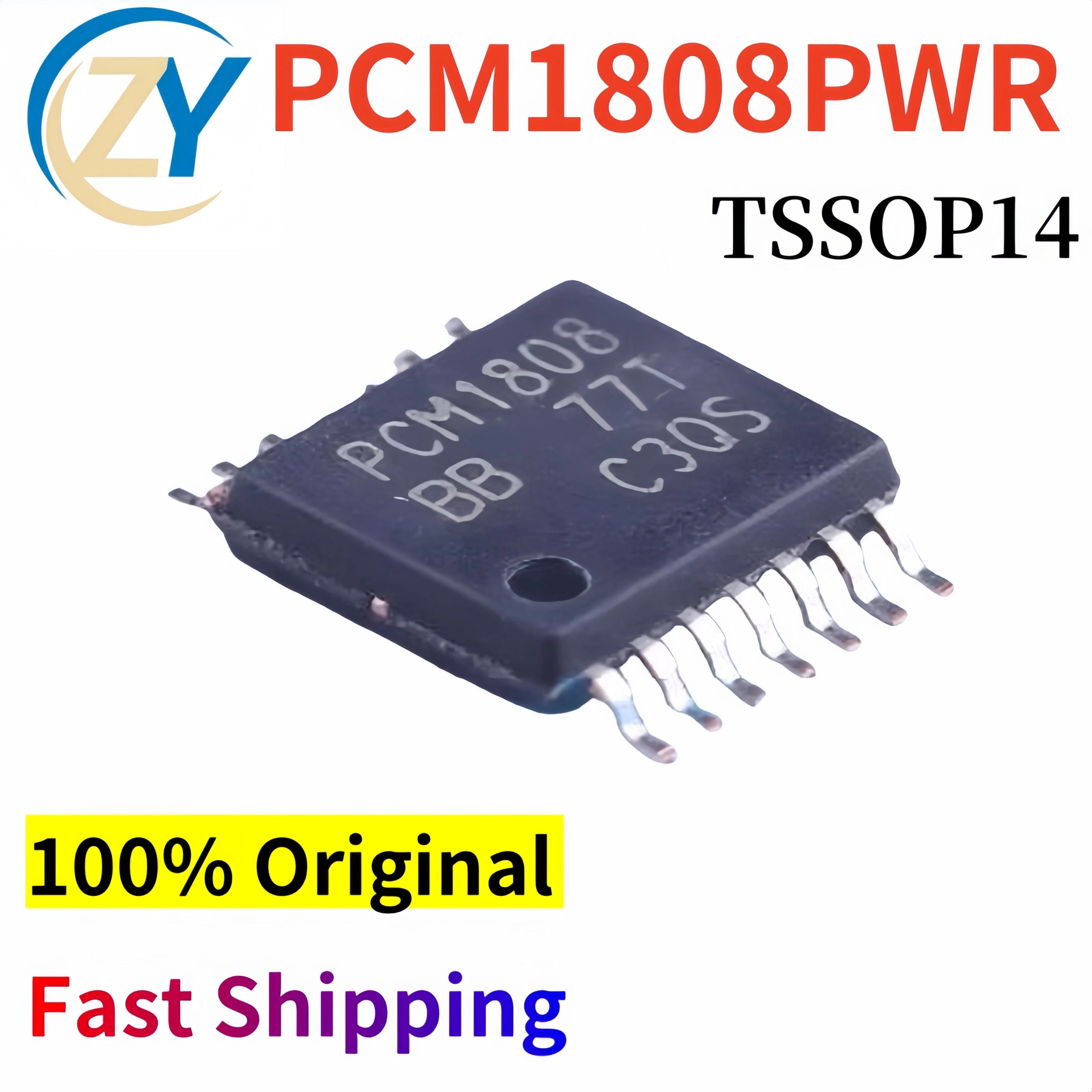 (5pcs) PCM1808PWR Audio ICs PCM1808 TSSOP-14 4.5V-5.5V 100% Original & In Stock