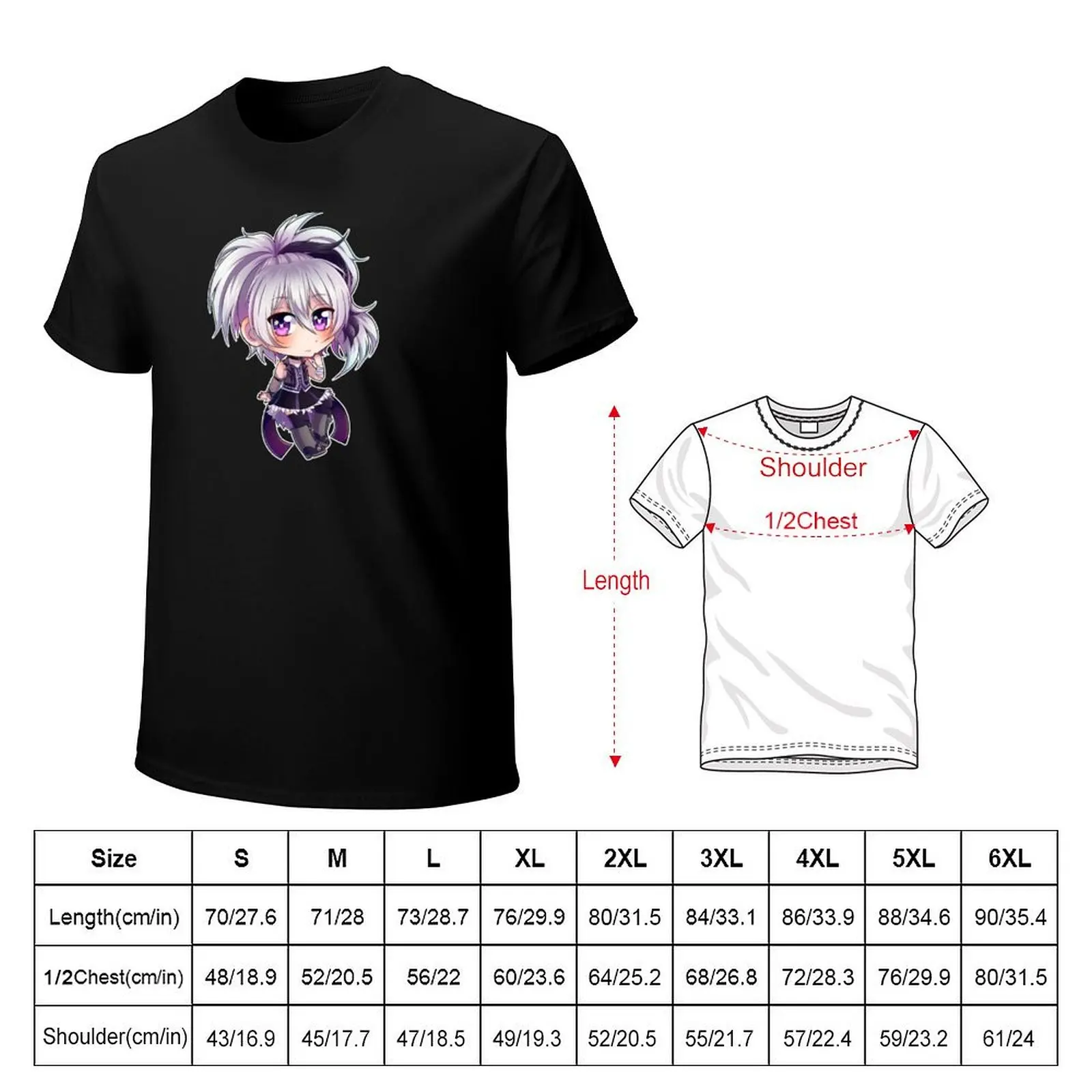 Vocaloid V Flower chibi v3 T-Shirt man t shirts for men T-Shirt
