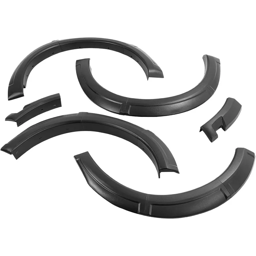 Front Rear Fender Flares Kit Compatible with 2022-2025 Fo rd Mav Erick Crew Cab Wheel Arch Covers Mud Guards Splash Protection