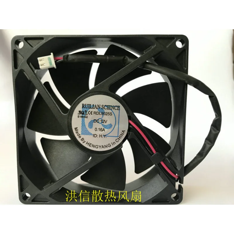 New CPU Cooler Fan RUILIAN SCIENCE RDL9025S DC 12V 0.16A 9025 Refrigerator Cooling Fan 90*90*25mm