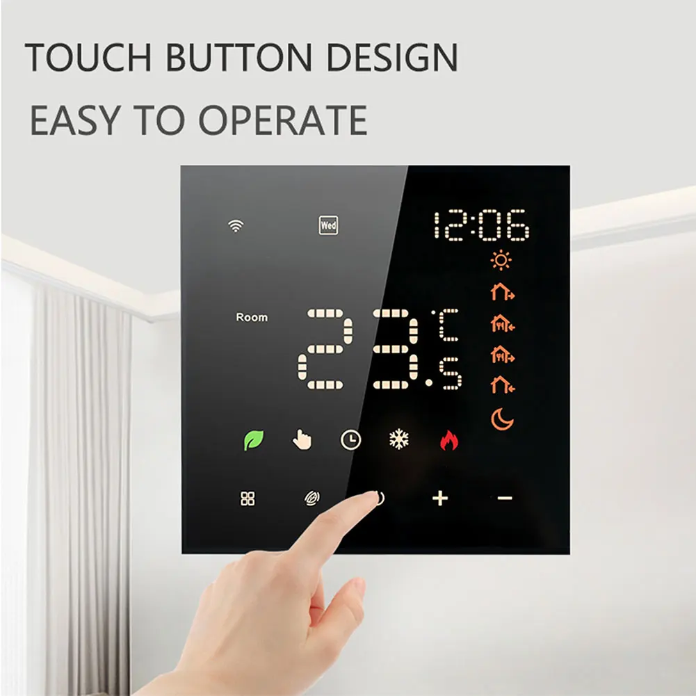 Qiumi Smart WiFi thermostat temperature controller for water / floor heating electric water / Gas boiler