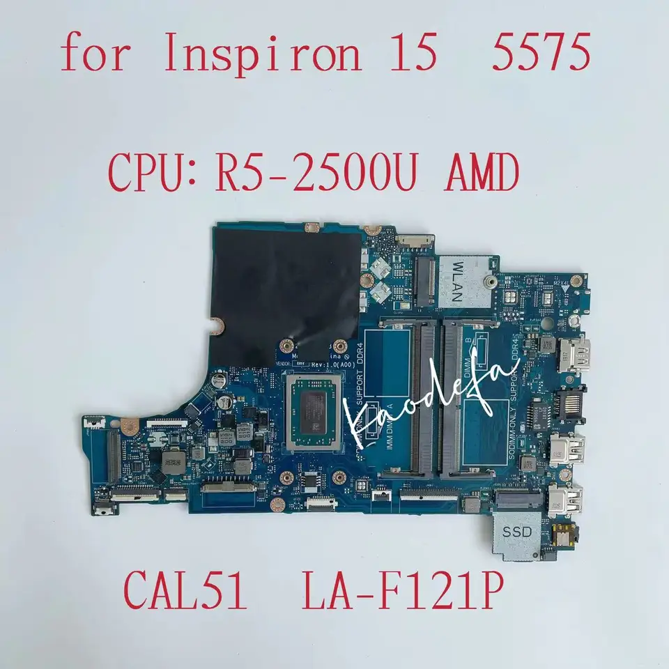 CAL51 LA-F121P For Dell INSPIRON 15 5575 5775 Laptop Motherboard