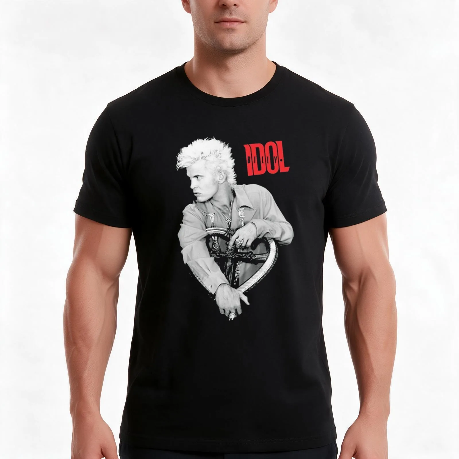 Stronger Man Yeah T-Shirt, Summer Casual Cotton Tee, Oversized Streetwear Tops, Vintage Graphic Print, Loose Fit Short Sleeve