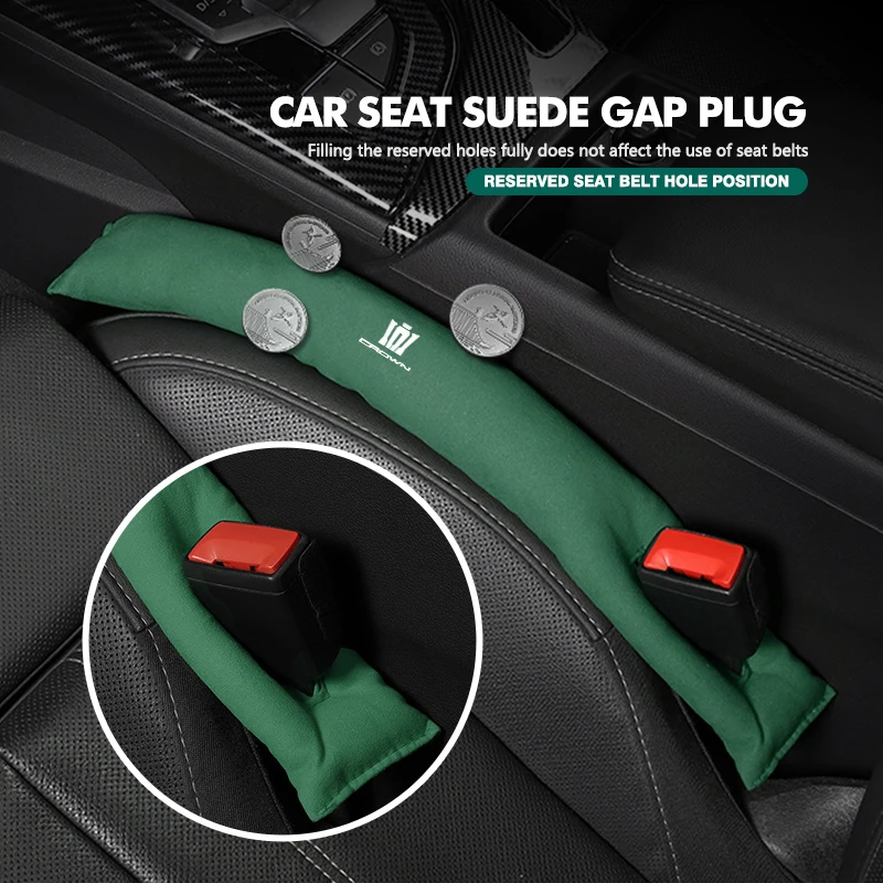 Car Seat Gap Filler Strip Soft Padding Suede Leak-proof Plug For Toyota Crown S170 Athlete 1999 2000 2001 2002 2003 2004 2005