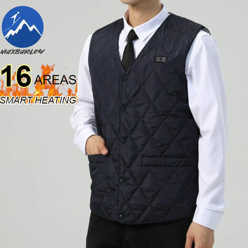 

Мужской и женский 16-зонный жилет с подогревом, зарядка через USB, самонагревающаяся куртка, сохраняющий тепло, походный жилет, зимняя рыбалка, катание на лыжах, пальто с подогревом