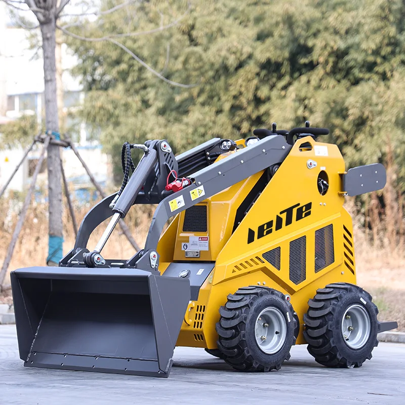 Customized Diesel Mini Skid Steer Loader Multi Functional Sliding Skid steer loader Hydraulic New Function mini Loader