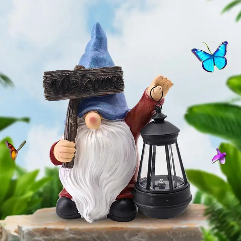 Garden Statues With Solar Lights Outdoor Gnomes Decorations Solar Garden Statues Solar Garden Statues Outdoor Gnomes Decorations