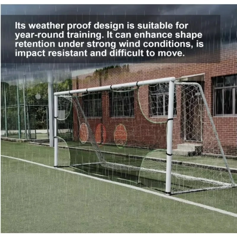 Portable Detachable Football Goal Net Indoor/Outdoor Training Bold 11/7/5 People Capacity New Football Net Training Equipment view 4