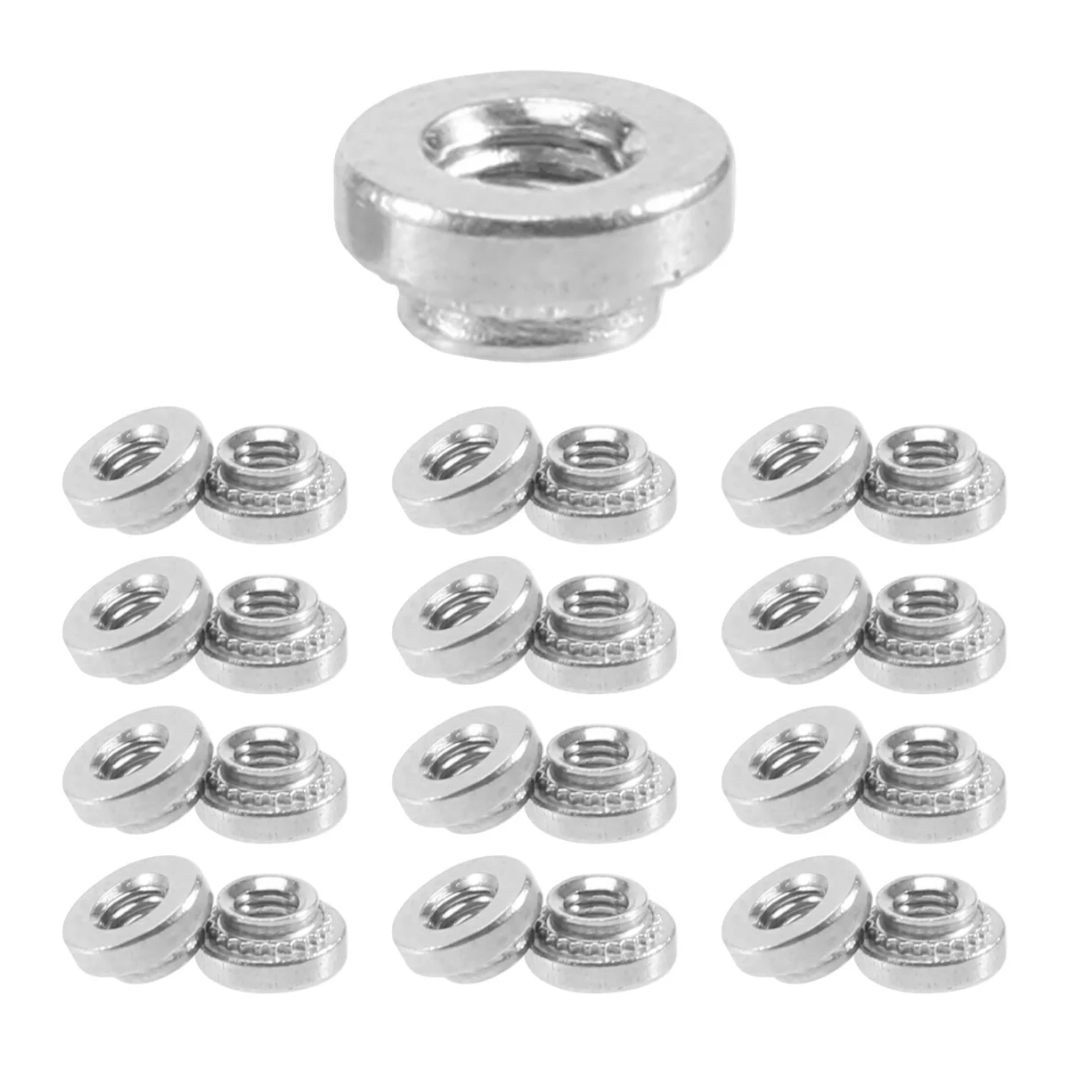 Hot M3 Stainless Steel Self Clinching Rivet Nut Fastener 25pcs