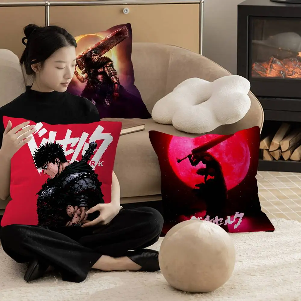 Guts Sword in Berserk pillow cover sofa cushion cover home room decoration children gift