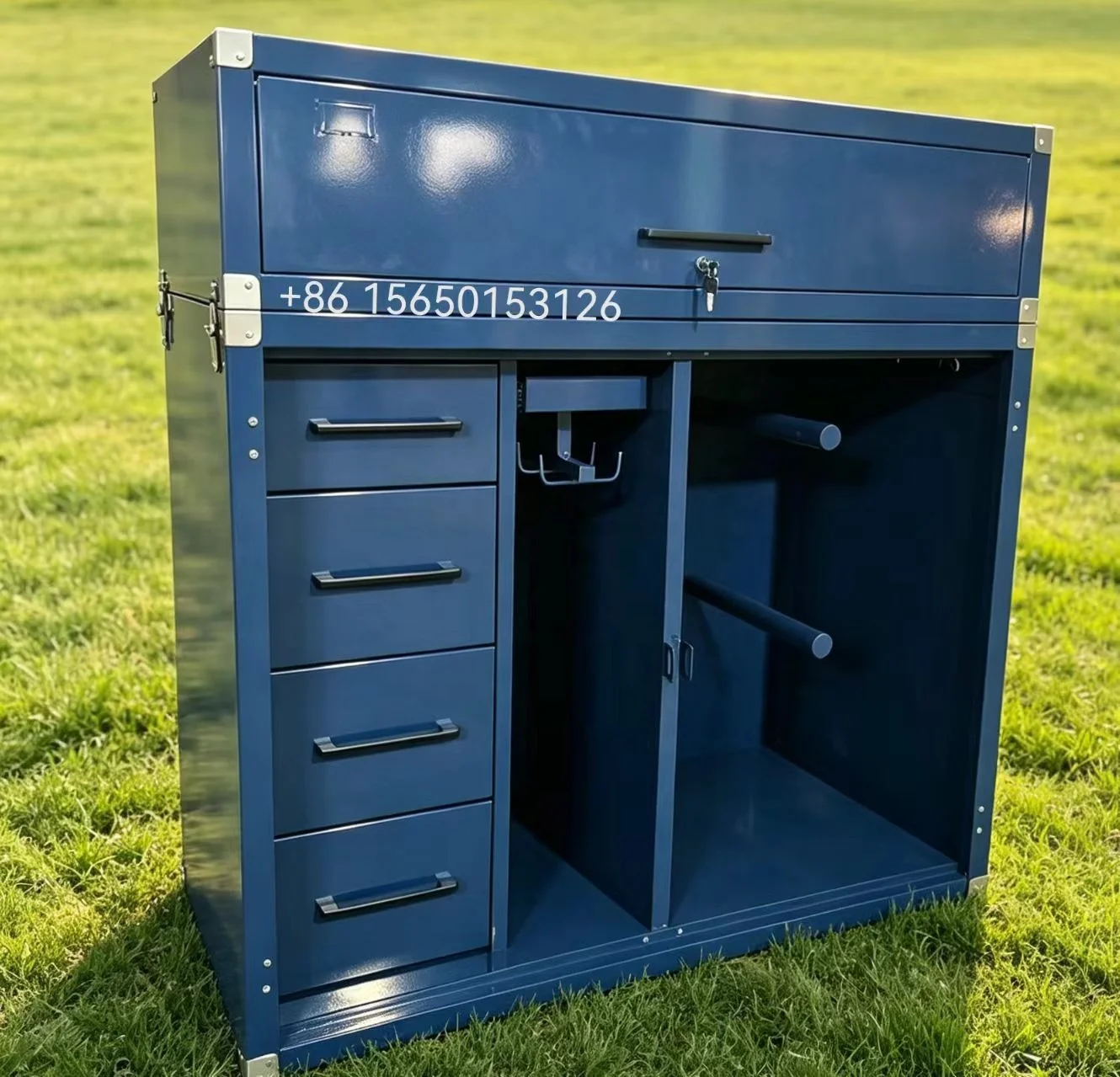 Luxurious Customized Steel Horse Tack Box Tack Trunk Locker Stable Cabinet