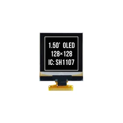 Display OLED da 1.5 pollici 128*128 schermo quadrato a matrice di punti SH1107 Driver 25pin