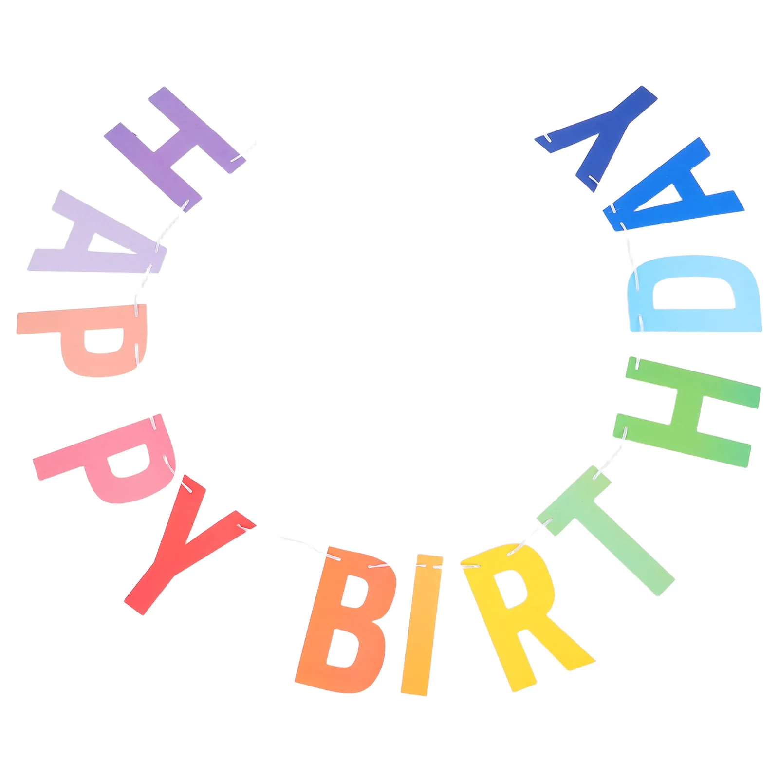 

1Set Happy Birthday Banner Colorful Paper Letters Birthday Party Decoration Kids Party Supplies Baby Shower Banner