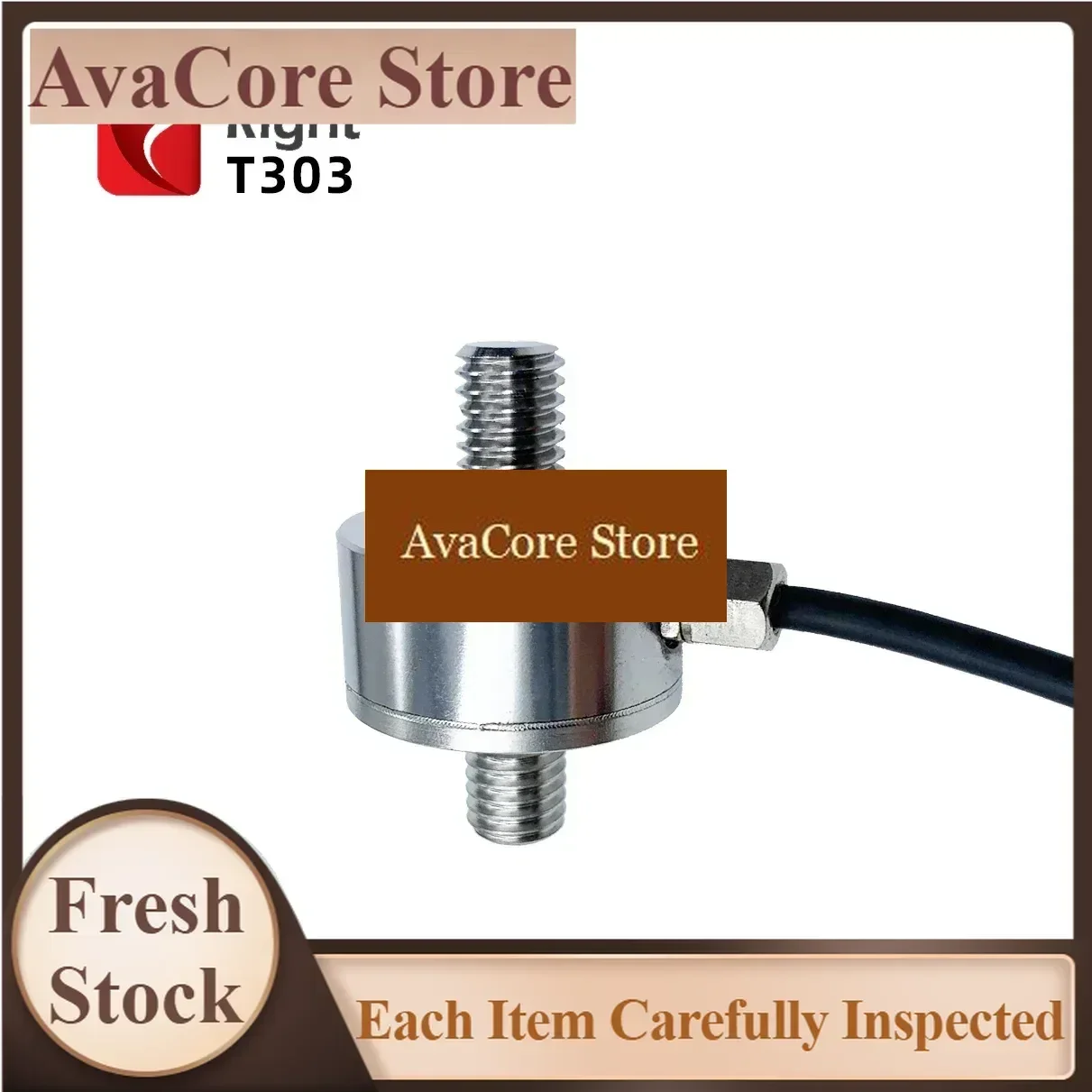 AvaCore Excellent Products RIGHT Good Quality And Price Of T303 50kg load cell transducer screw type load cell compress and tens