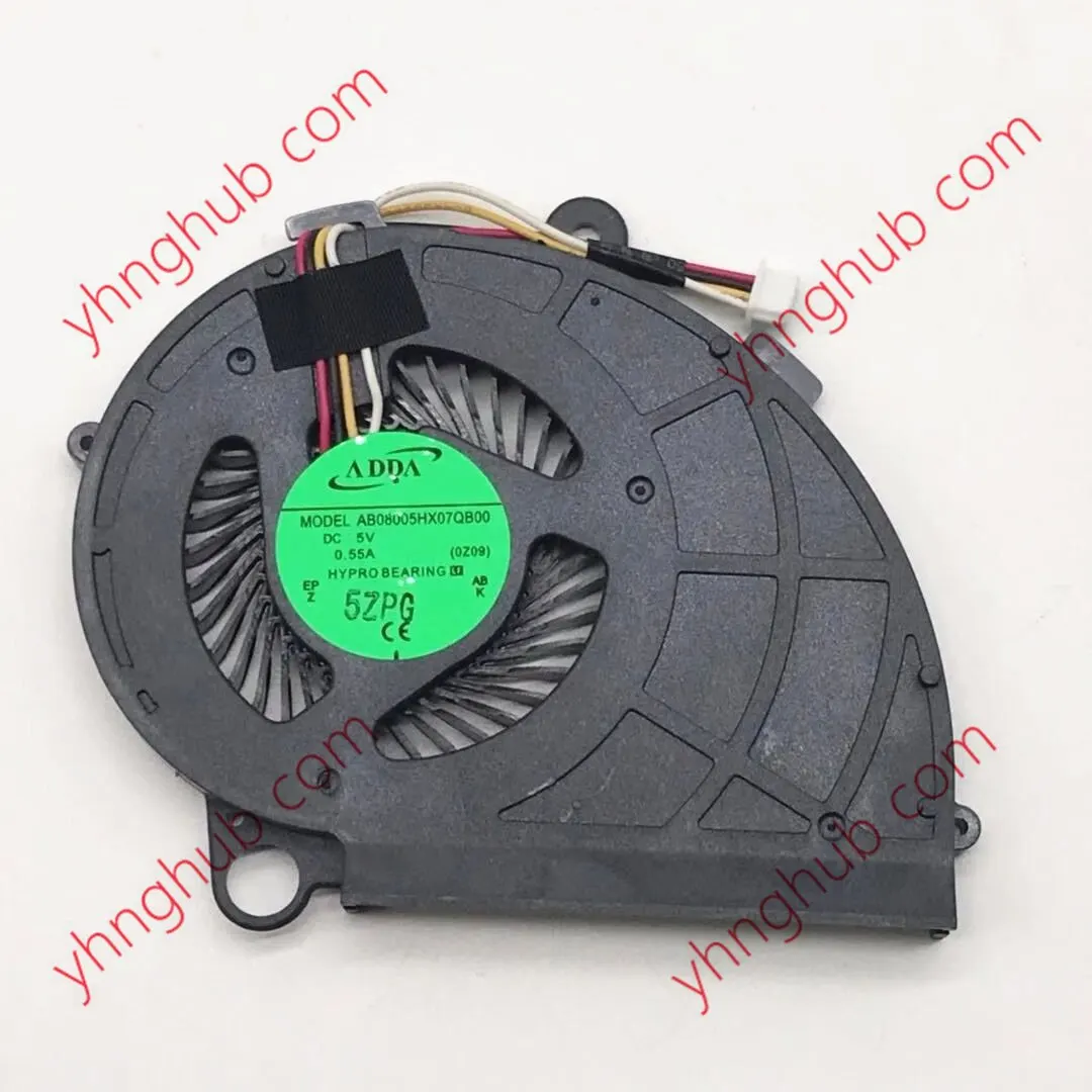 

ADDA AB08005HX07QB00 DC 5V 0.55A 4-Wire Server Cooling Fan