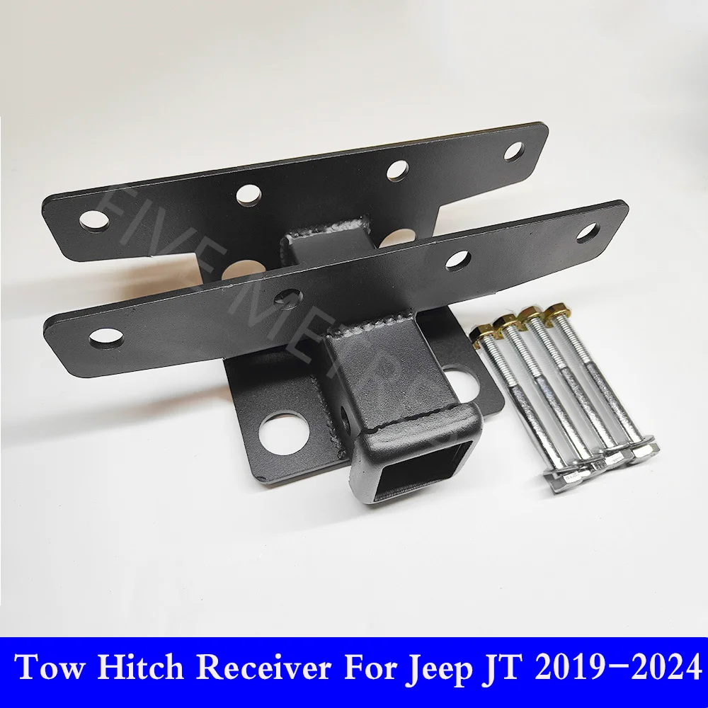 

2inch Car Tow Hitch Receiver Trailer Rear Low Bumper Heavy Duty Metal Towing Hitch Connector Kit for Jeep Gladiator JT 2019-2024