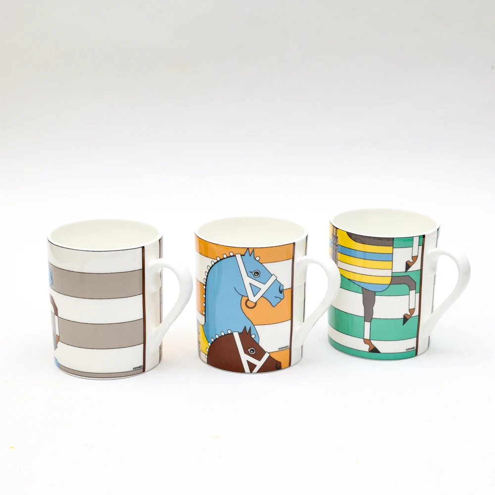 Ceramic Water Cup Milk Coffee Mugs 220ml Packed In a Single Gift Box