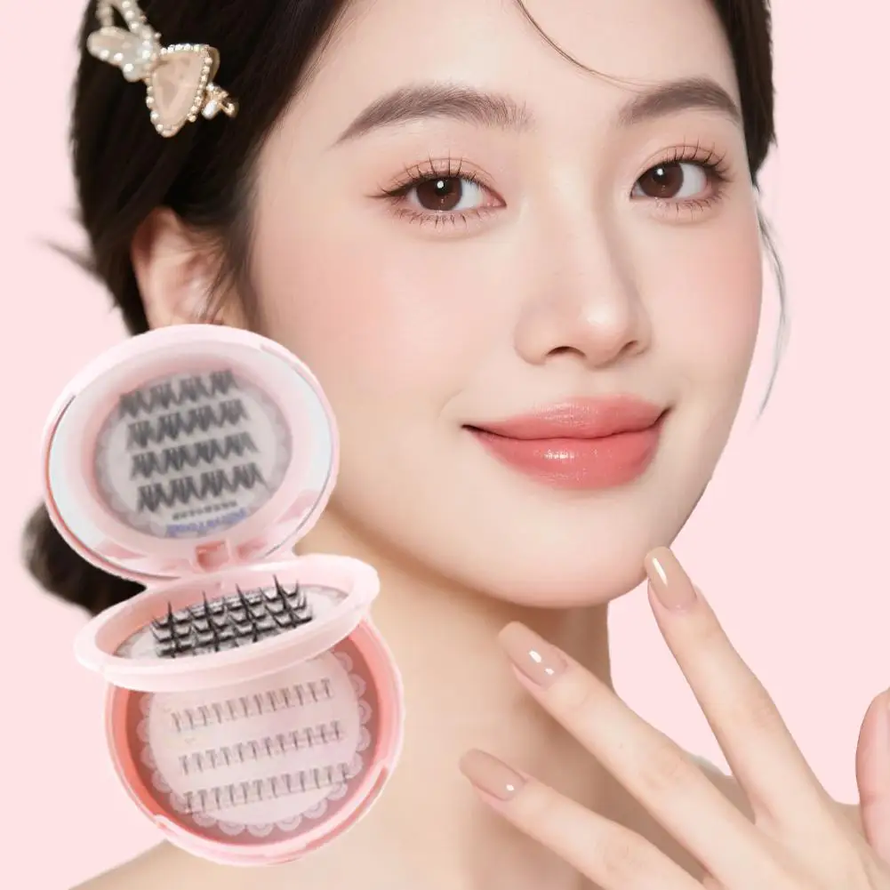 Falsche Wimpern DIY Cluster Wimpern Verlängerung Flauschigen Make-Up Wimpern Make-Up Lash Tragbare Faux Kleber-freies Cluster Design Zu A0L7