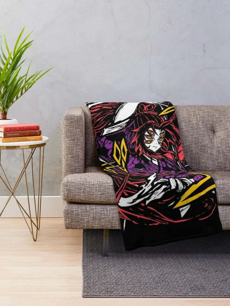 Kokushibo - Kimetsu no Yaiba Throw Blanket Beach decorative Blankets