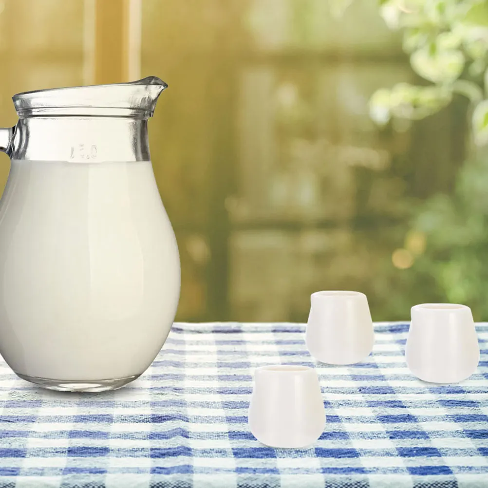 

6 шт. керамические молочные кувшины, многофункциональные диспенсеры для сливок, удобные бытовые держатели для кофейного соуса, кувшин для молока