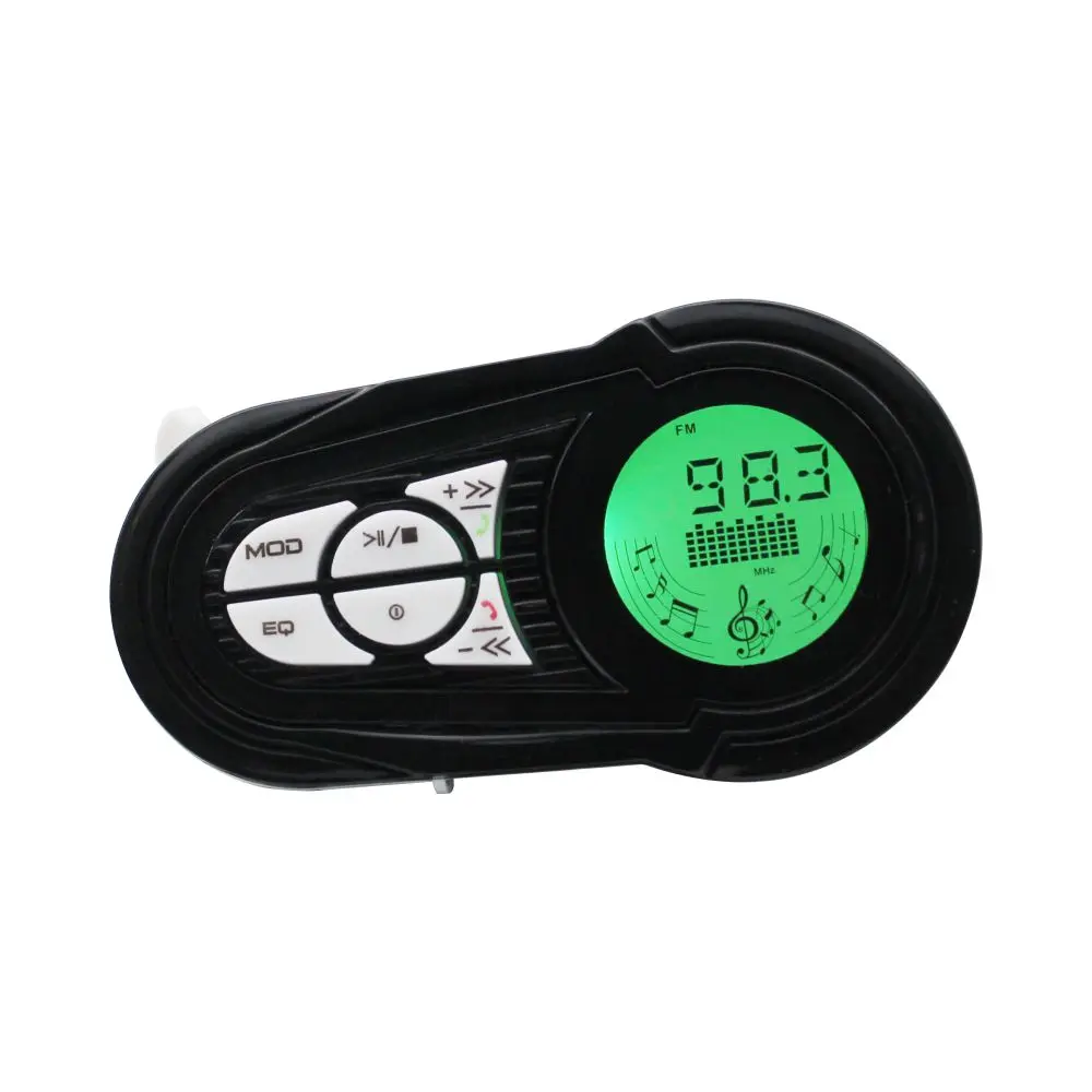 12V Motorcycle UTV ATV Bluetooth Amplifier Sound System Hand-free FM USB Audio Stereo 3 Inch Speakers