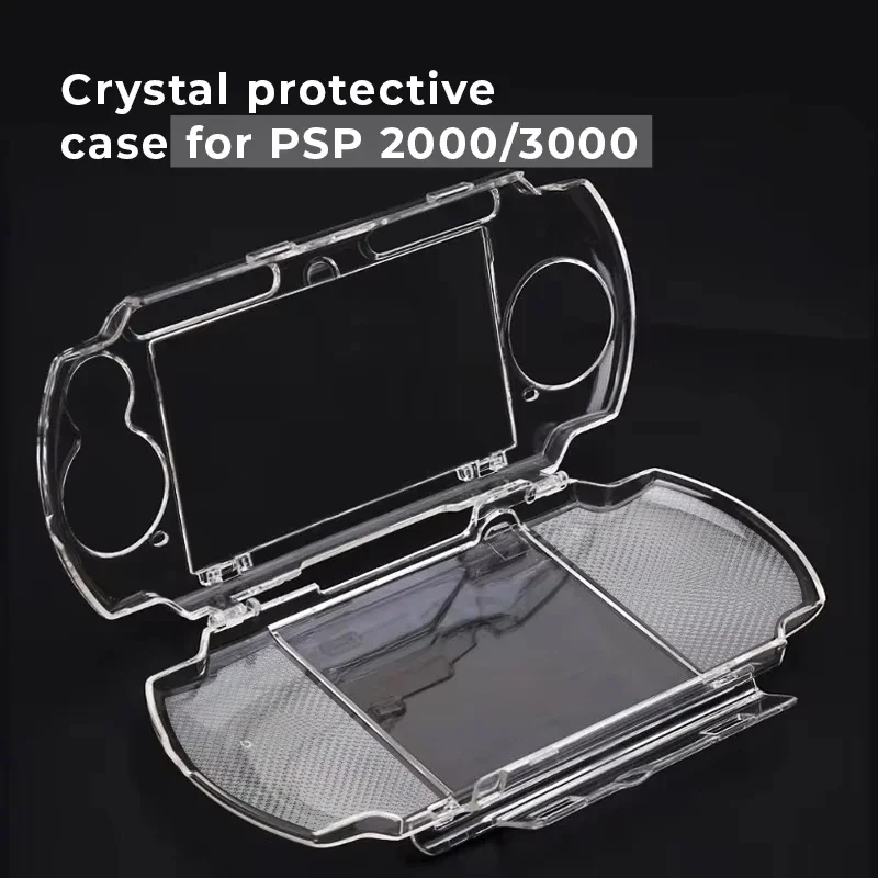 DATA FROG Crystal Clear Hard Protective Replacement Shell With UMD Cover For PSP 1000 2000 3000 Game Console Accessories