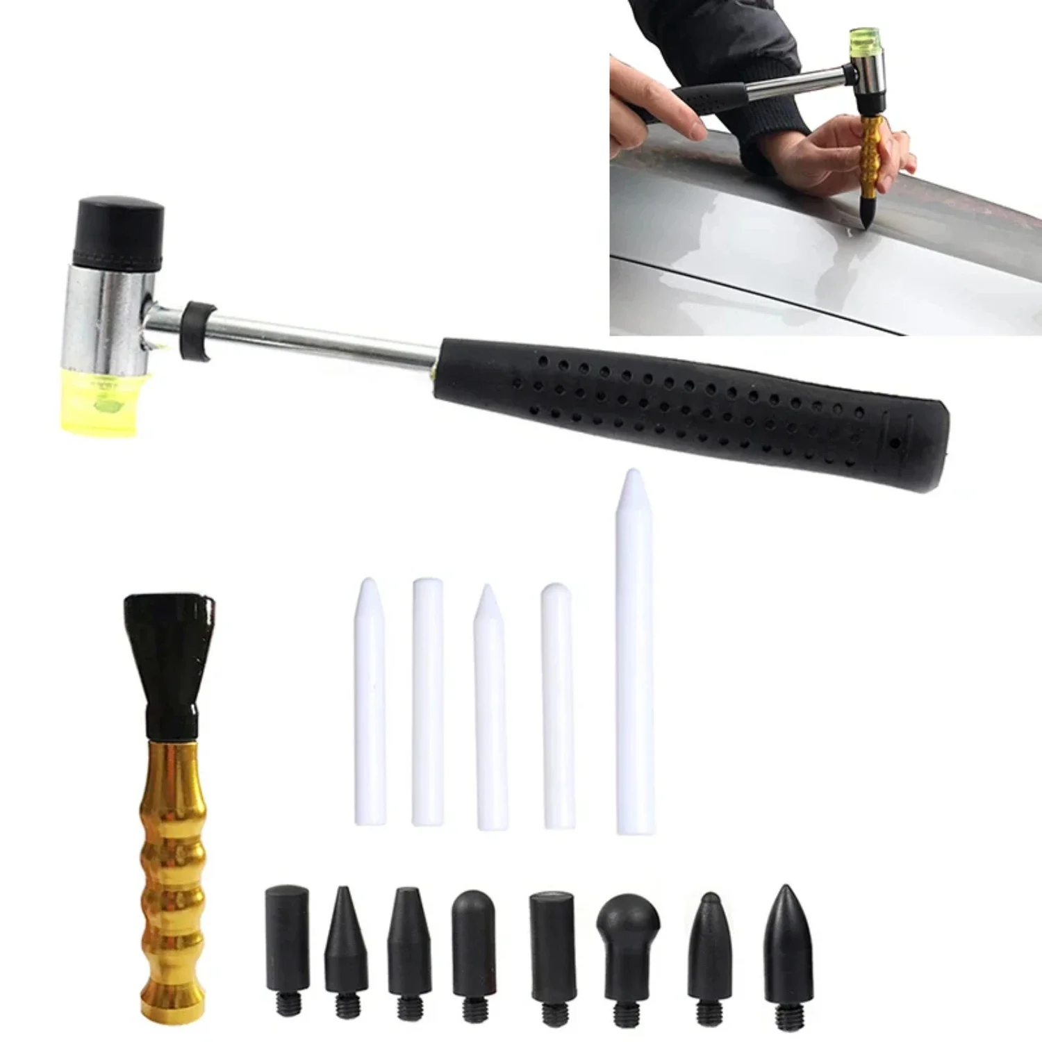 

Body Paintless Dent Repair Knockout Pen PDR Tool Dent Removal Paintless Dent Repair Tool Hand Tool Dent Removal Hail