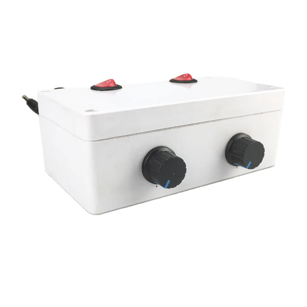 12-40V 10A Adjustable Voltage Multifunctional Stepless Speed ​​Controller for Motors, Dual Switch DC Power Supply 120W