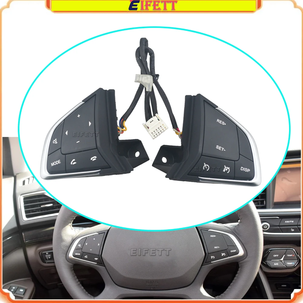 

NEW Car Accessories Steering Wheel Cruise Control Switches Phone Volume Buttons For Trumpchi GS4 2018 2019 GS3,GE3,GA4