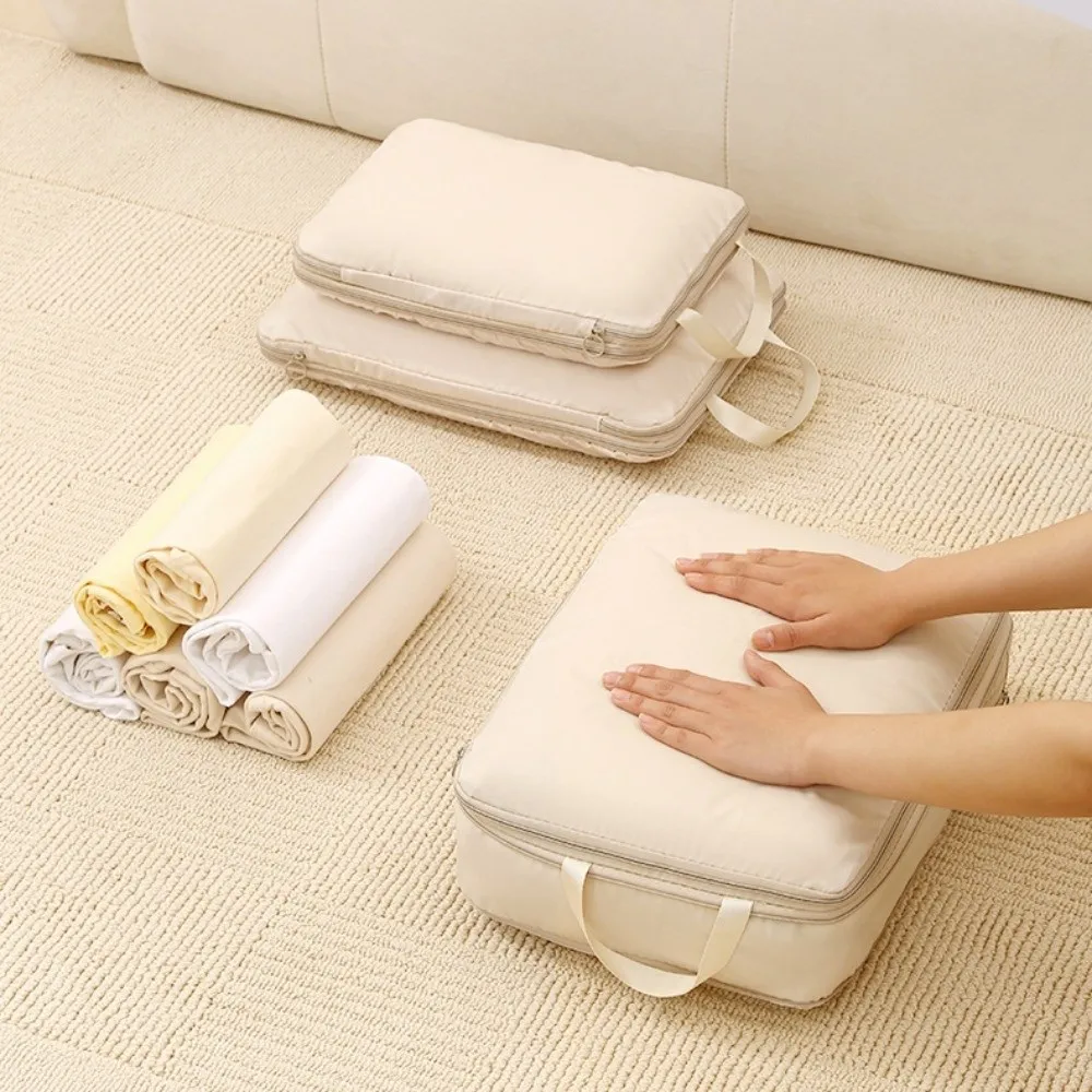 

4pcs/set Large Capacity Luggage Compartment Packing Bag Lightweight Storage Bag Travel Storage Bag Cloth Separate