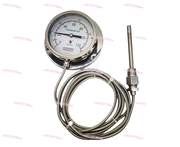 

WTQ/WTZ-280 Stainless Steel 304 Pressure Thermometer Remote Tanker