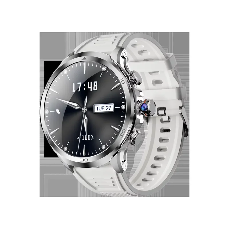 H19 4G/5G Smart Watch 1.95-inch AMOLED Display Rotating Camera Supports HD Video Call 3GB+32GB Card Sleep Tracker Email