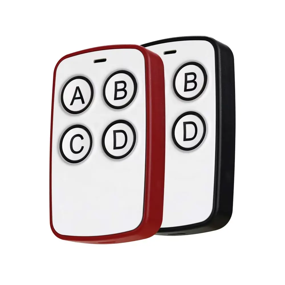 Universal 4 Buttons 433MHz Wireless Remote Control Copy Code Duplicator for Garage door Car Light Smart Home Switch