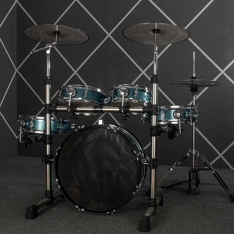 طقم طبلة بيضاء ممتازة جديدة محمولة لعام 2026 طقم طبلة صوتية #3