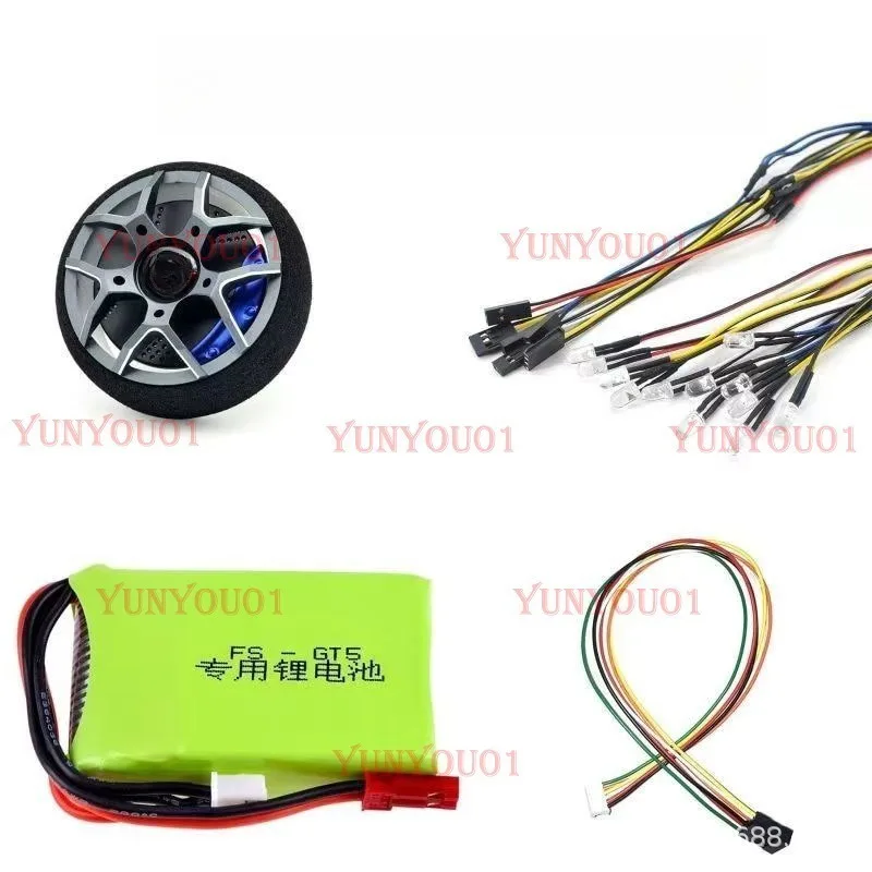 Remote Control Light Group Adapter Cable Metal Hand Wheel Angel Eye Headlight Power 3mm Light Group Power