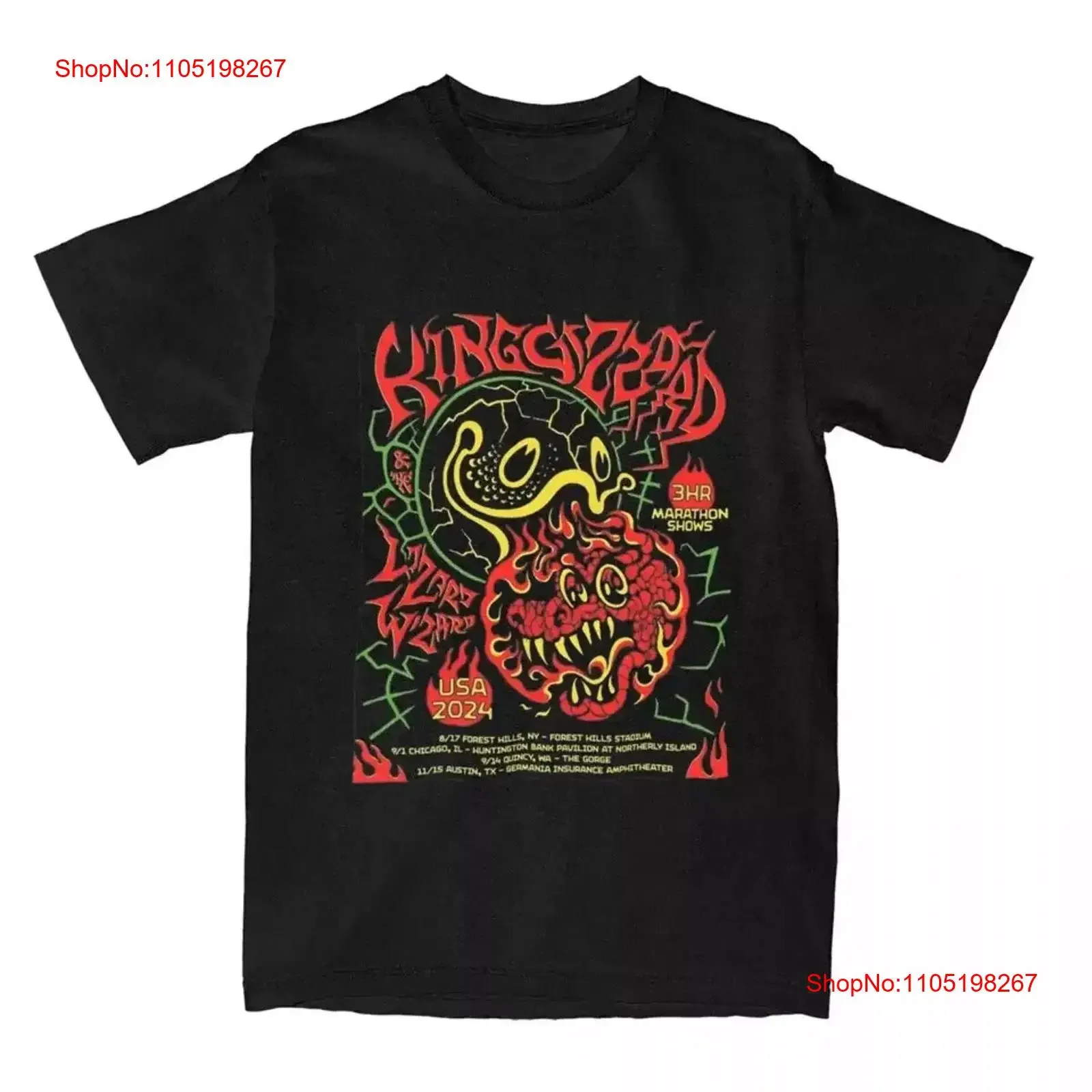 

SALE King Gizzard The Lizard Wizard 2024 Cotton S 5XL T Shirt vintage Washed Stylish Soft designer clothes Stretched homme