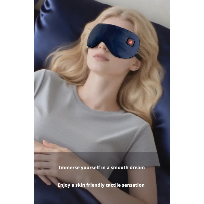 

USB Heated Eye Mask Graphene Heating Pad with Timer Temperature Control for Migraine Relief and Sleep Therapy