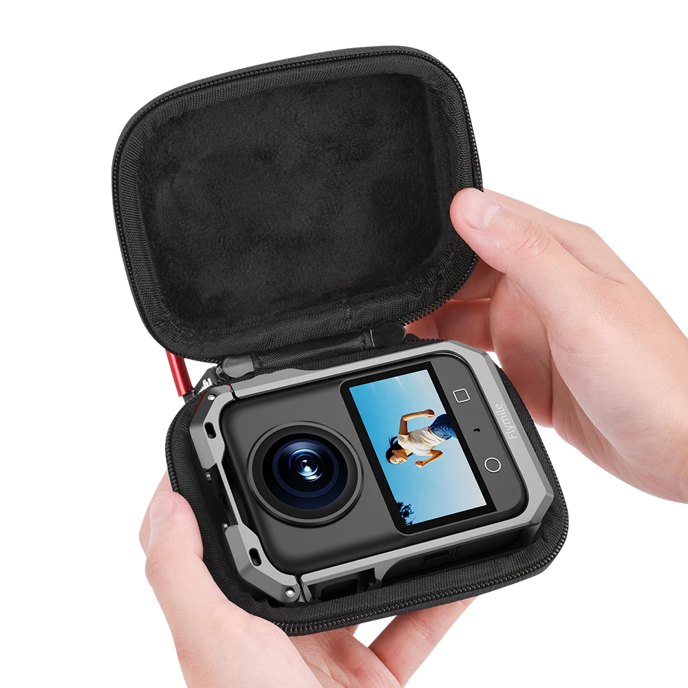 Flymile قفص حقيبة للتخزين حقيبة حمل ل DJI OSMO 360 اكسسوارات واقية إطار حقيبة يد صندوق سفر صغير محمول ﻿