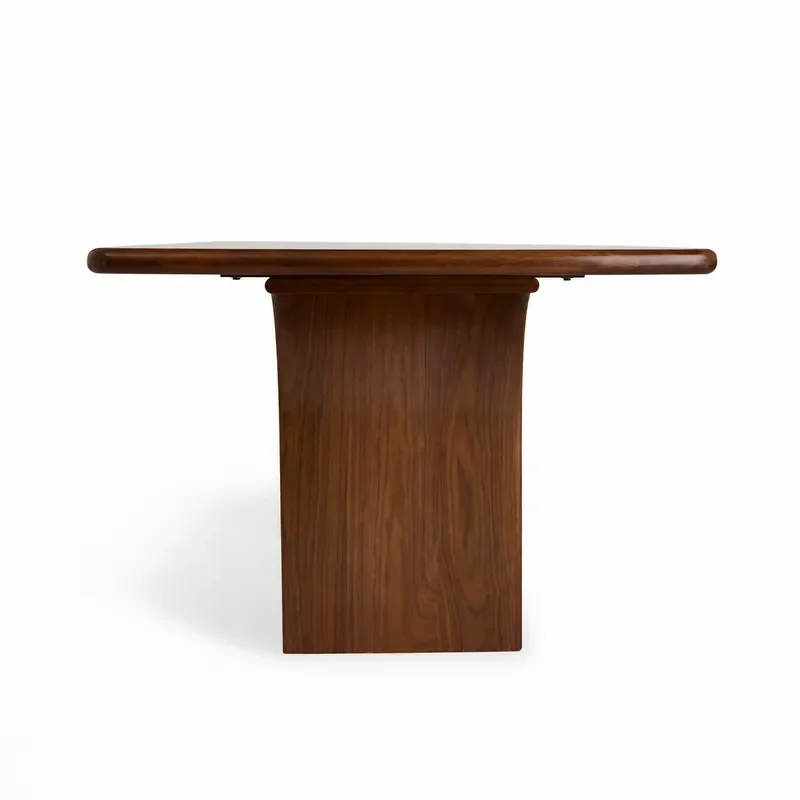 Nordic Antique Solid Wood Square Dining Table Retro Wabi Sabi Style Desk for Home Office Living Room Furniture