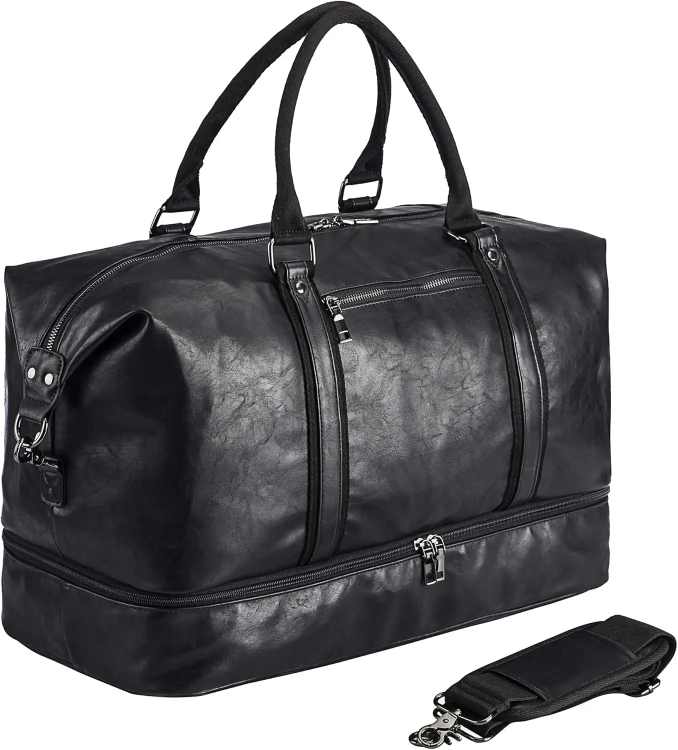 

Weekender Overnight Bag Carry On Travel Bag with Shoe Pouch, Durable and Stylish for Trips