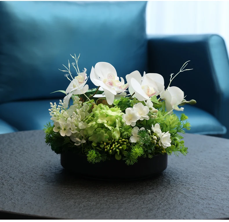 Высококачественные украшения для стойки регистрации отеля, обеденный стол, цветок, маятник, имитация цветка, украшение для чайного столика