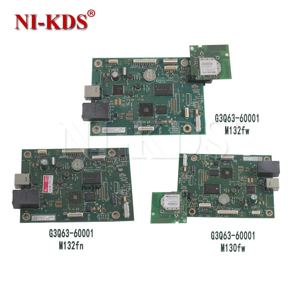 

G3Q63-60001 Formatter Board PCA for HP LaserJet M130fw M132fw M132fn M130fn M130 M132 130 132 Mother Board Mainboard Logic PCB