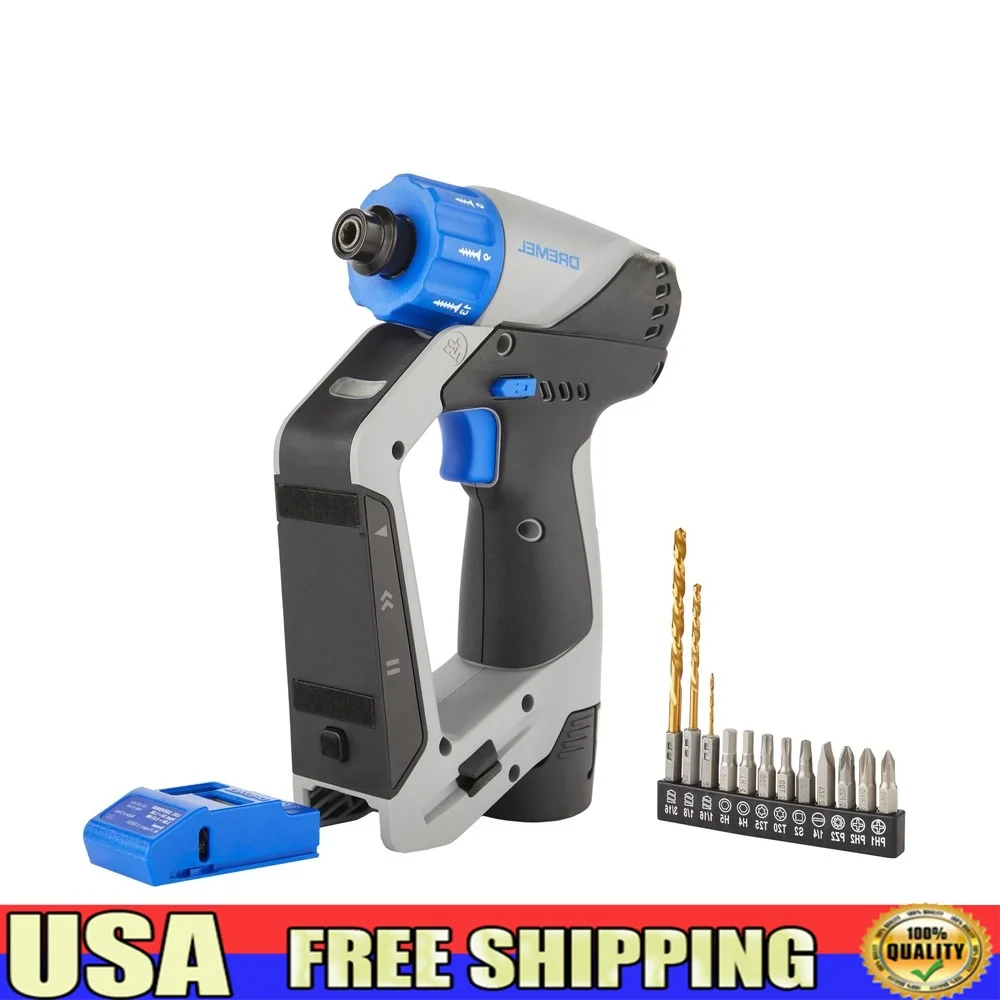 

3 in 1 Brushless Drill Driver with Integrated Stud Finder Laser Level 12 Bits LED Light 21 Position Clutch Battery Powered