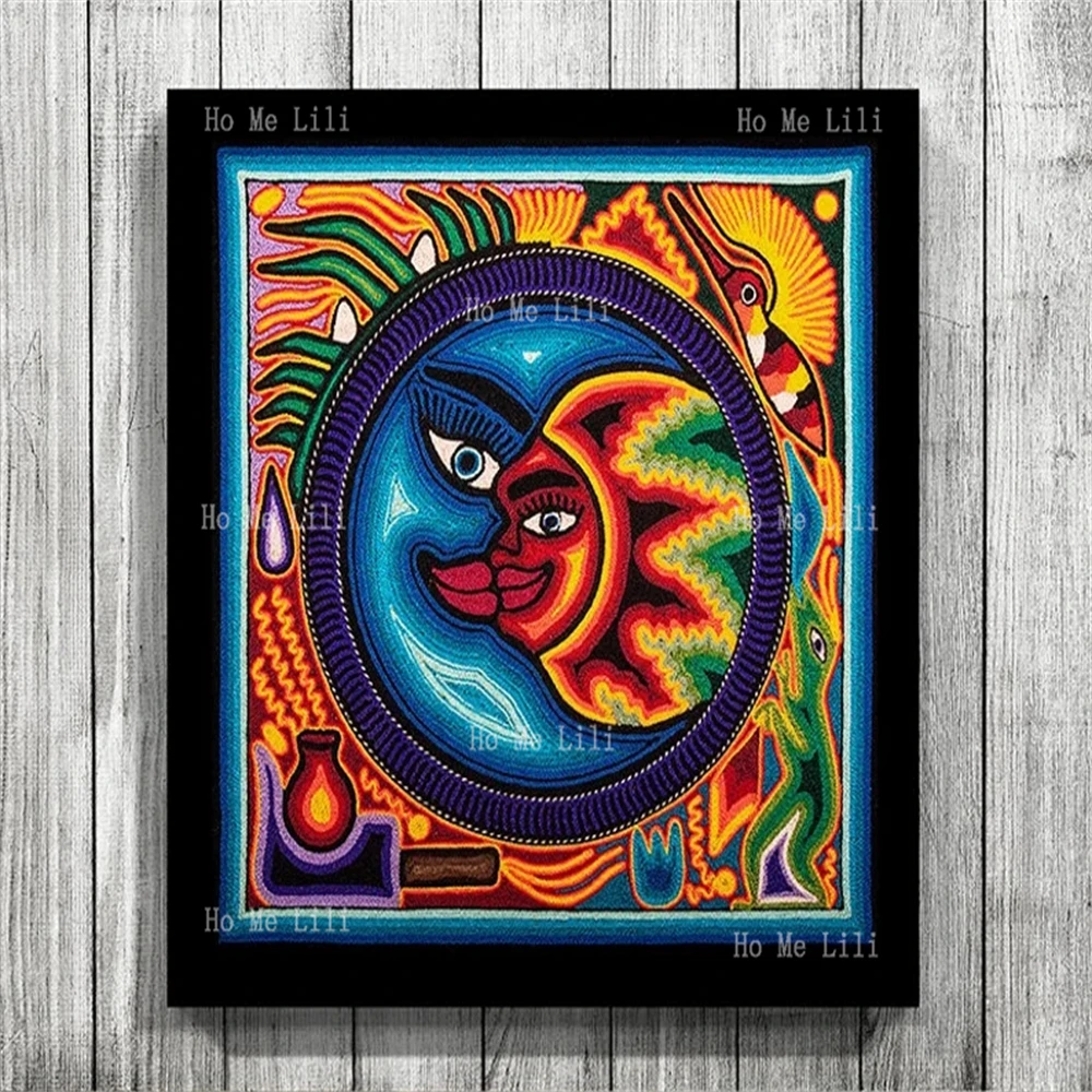 Huichol Printed Mexican Wall Art