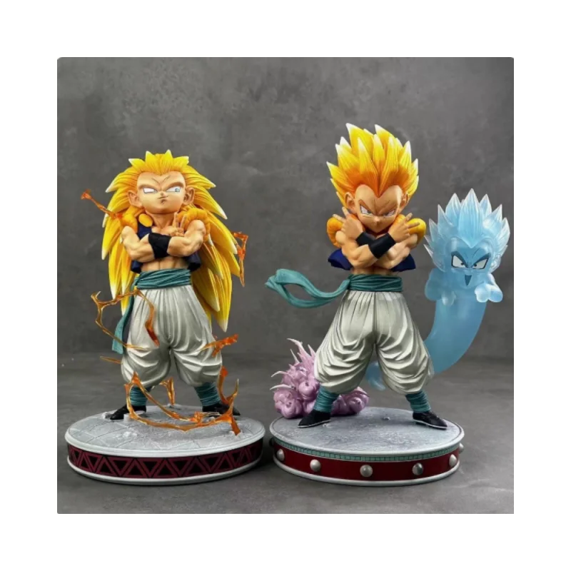 

Hot Dragon Ball Z Gotenks Ssj3 Figure Super Saiyan 3 Gotenks Action Figures 25cm Pvc Statue Collection Model Toys For Kids Gifts