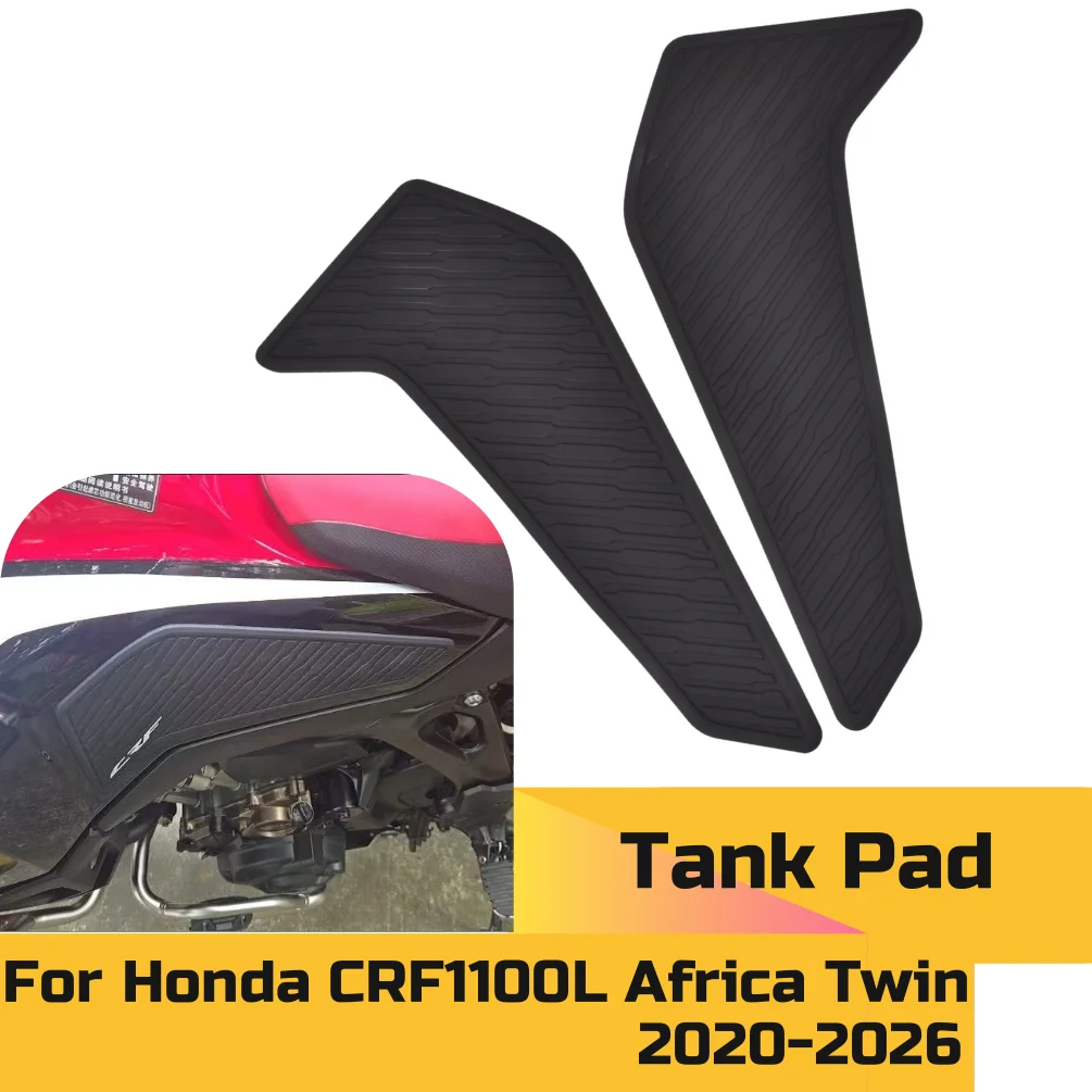 CRF1100L Fuel Tank Stickers Gas Knee Grip Protector Pad For Honda CRF 1100L Africa Twin 2020-2026 Traction Motorcycle Decals