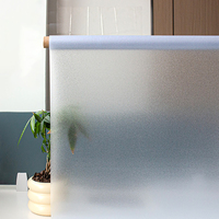 Anti Look Window Privacy Film Frosted Vinyl Glass Tint Films Sun Protection Windows Sticker Static Cling Matte Shower Screens