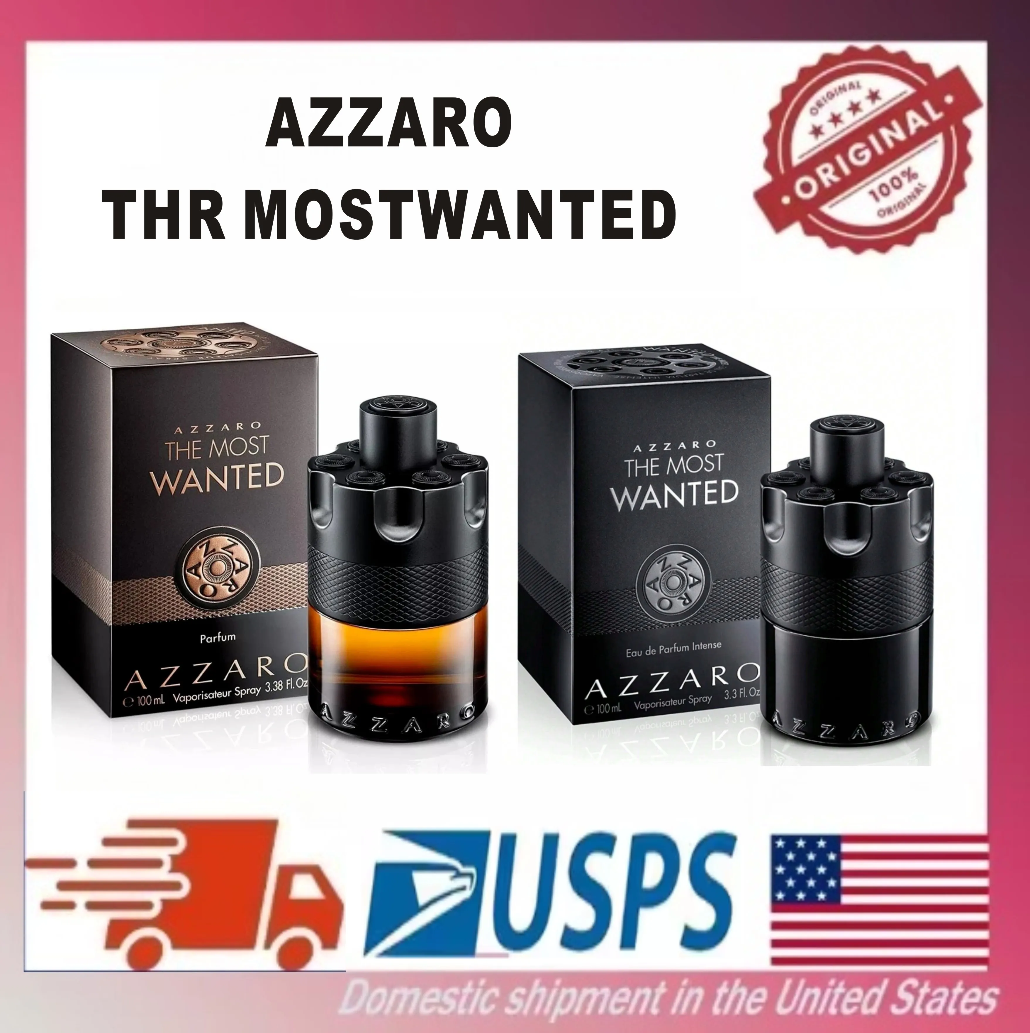 Azzaro Wanted Eau de Toilette - كولونيا رجالي نابضة بالحياة وغير مقاومة - عطر خشبي وحمضيات وحار - ملاحظات جديدة من الهيل،
